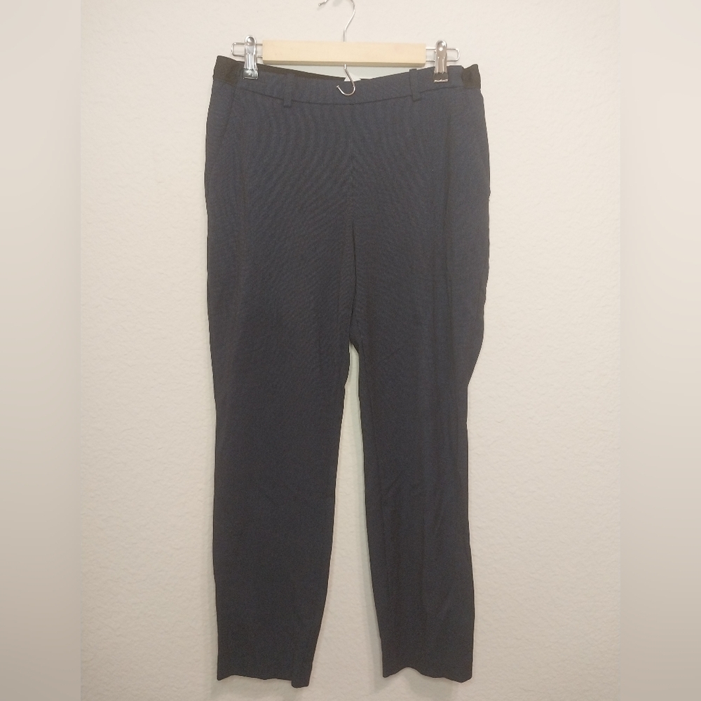 H&M Blue Cropped Pants with Tailored Style. Sz 6, S